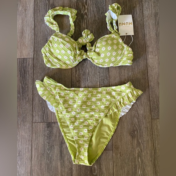 Show Me Your MuMu Other - Show Me Your Mumu Matcha Blossom Swim Set